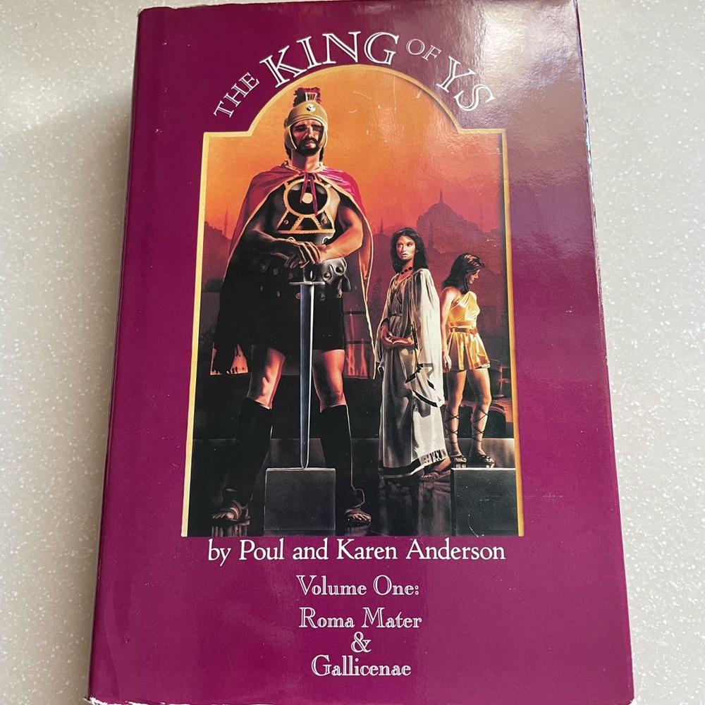 Book the king of YS signed vol 1 Hdbk poul & karen Anderson 1987